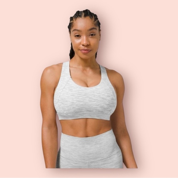 Lululemon Free To Be Elevated Bra Wee Are From Space Nimbus Battleship size 4 - Picture 1 of 6